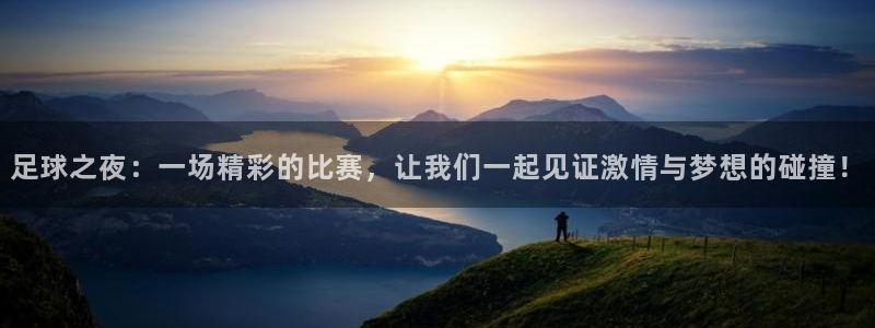  b体育手机网页版登录入口官网：足球之夜：一场精彩的比赛，让我